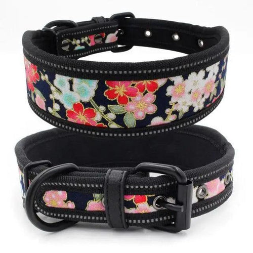 10 Colors Reflective Puppy Big Dog Collar With Buckle Adjustable Pet Collar For Small Medium Large Dogs Leash Dog Chain Dog Collar for Cats Puppy Pets Small Medium Dogs Soft and Comfortable Neck Leash