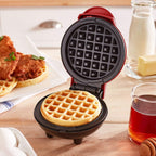 🧇 Mini Waffle Maker – 4” Nonstick Personal Waffle Machine