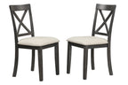 Orisfur 5 Pieces Dining Table and Chairs Set for 4 Persons Kitchen Room Solid Wood Table with 4 Chairs