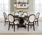Twyla 60-inch Round Wood Dining Room Table Dark Cocoa