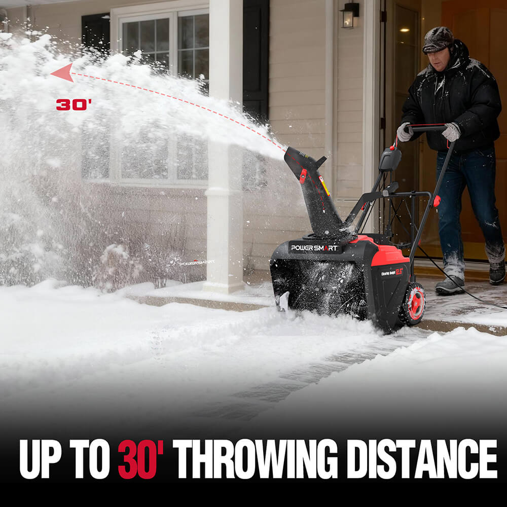 21'' 15A Single Stage Electric Snow Blower w/ LED Light DB7521