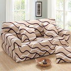 Stretch Sofa Covers Furniture Protector Polyester Loveseat Couch Cover l 1/2/3/4-seater Arm Chair Cover for Living Room