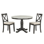 Orisfur 5 Pieces Dining Table and Chairs Set for 4 Persons Kitchen Room Solid Wood Table with 4 Chairs