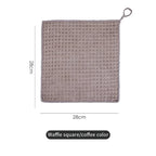 BINCOO Coffee Machine Cleaning Cloth Waffle Weave Microfiber Towel Absorbent Lint Free for Espresso Maker Barista Tools