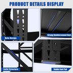 Heavy Duty Metal Adjustable Garage Shelves with 4000LBS Capacity - Black