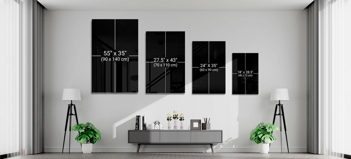 Cubic Walk Glass Wall Art  || Designers Collection