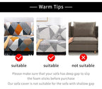 Elastic Solid Color Sofa Cover Spandex Modern All-inclusive Sofa SlipCover for living Room Stretch Couch Covers 1/2/3/4 Seater Sofa Cover Furniture Protector Couch Soft with Elastic Bottom Anti-Slip Foam Kids