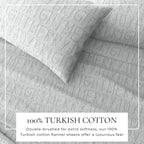 Turkish Cotton Flannel Sheet - Belle Collection