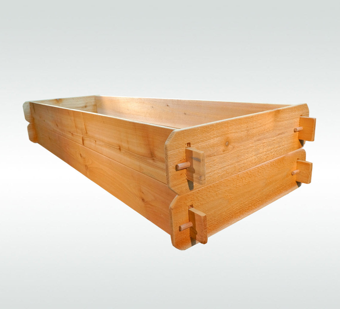 Timberlane Gardens Raised Garden Bed Kit Double Deep (Two 2x6) Select Cedar