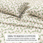 Turkish Cotton Flannel Sheet - Belle Collection