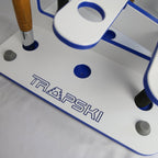 Made in the USA Fishing Rod Rack | 12 Pole Waterproof Wash-down | Dock, Garage, Boat, Storage