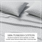 Turkish Cotton Flannel Sheet - Belle Collection