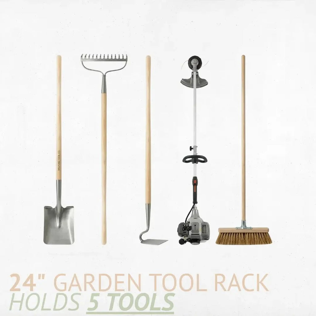 Wall-Mounted Garden Tool Rack - Garage