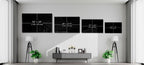 Cubic Walk Glass Wall Art  || Designers Collection