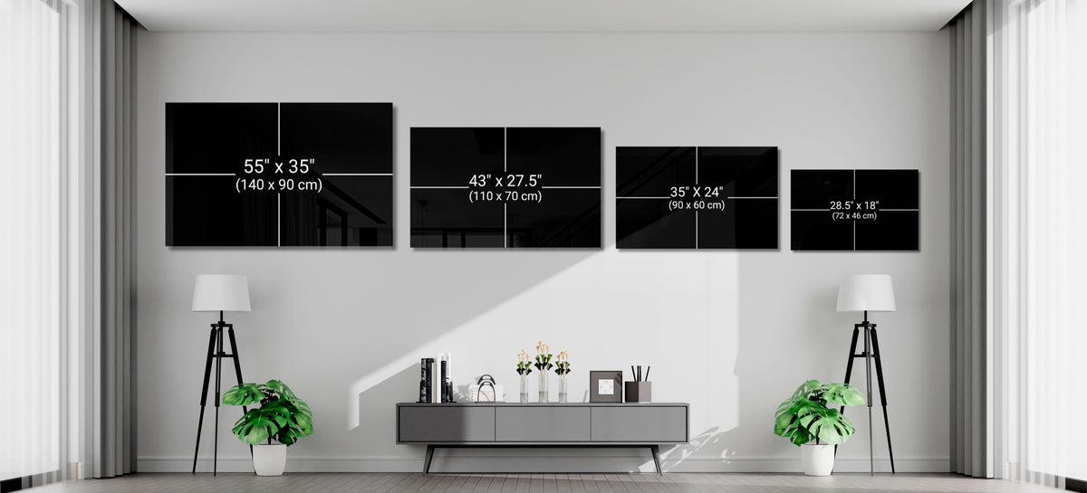 Cubic Walk Glass Wall Art  || Designers Collection